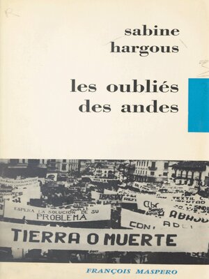 cover image of Les oubliés des Andes